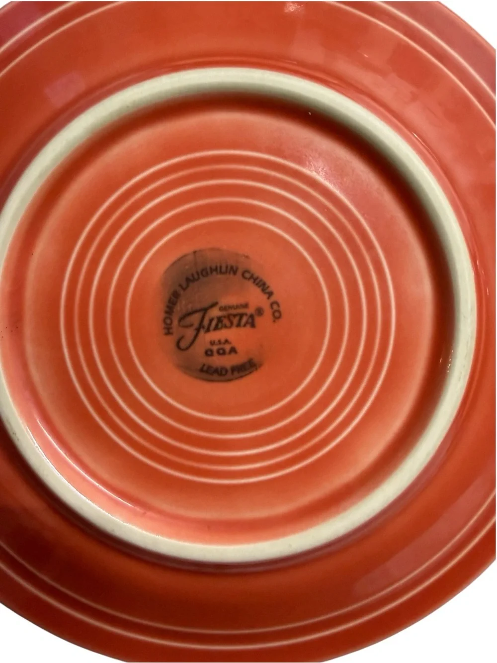 Fiesta Orange Salad Plates - Set of 4